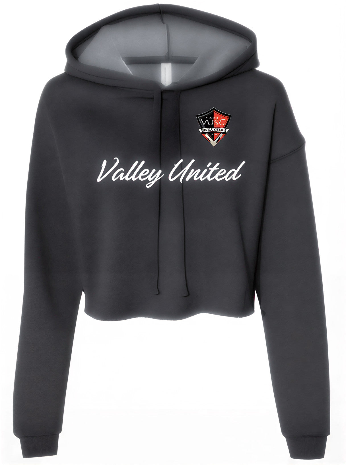 VUSC - BELLA + CANVAS Women's Crop Fleece Hoodie Sweatshirt